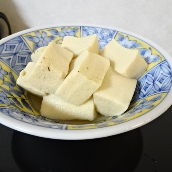 シャトルシェフで簡単エコに出来る高野豆腐煮